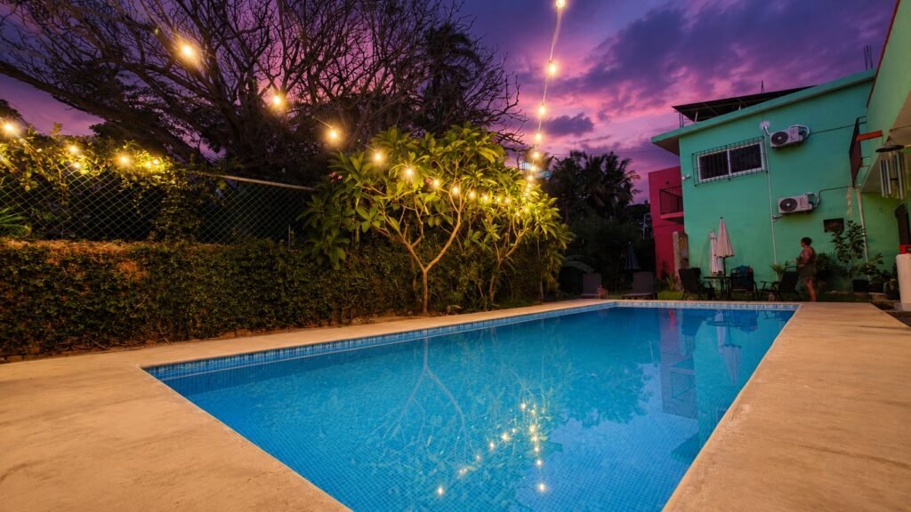 garden in ground heated pool la joya escondita vacation rental jungle higuera blanca nayarit sayulita punta mita air bnb