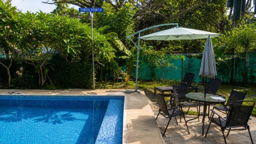 garden in ground heated pool la joya escondita vacation rental jungle higuera blanca nayarit sayulita punta mita air bnb