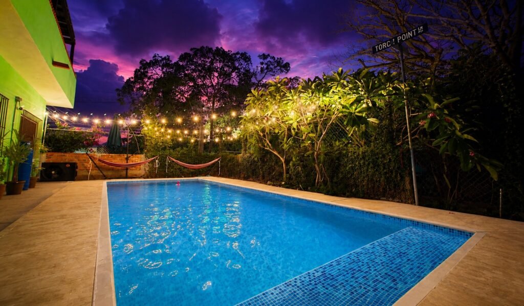 garden in ground heated pool la joya escondita vacation rental jungle higuera blanca nayarit sayulita punta mita air bnb